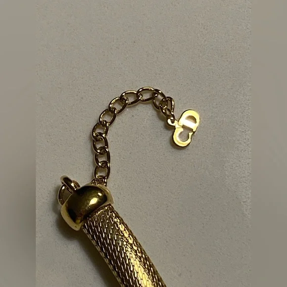 Christian Dior Vintage gold plated statement adjustable necklace - Picture 3 of 6